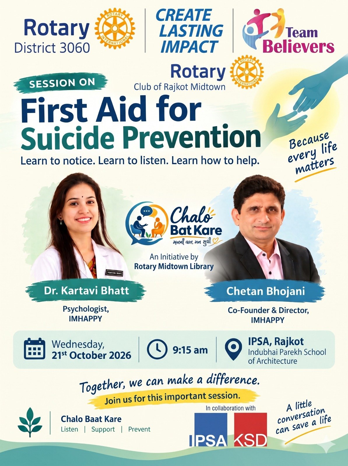 First Aid for Suicide Prevention